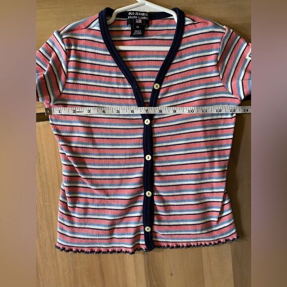 Polo jeans button down blouse - Picture 2 of 5